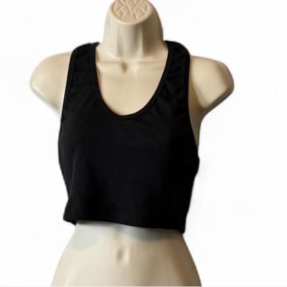 Racerback Cropped Tank Top - Picture 2 of 16